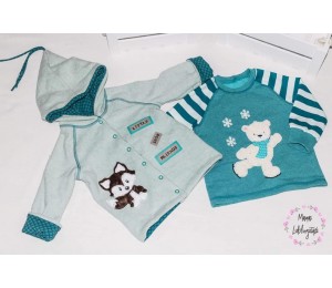 Stickdatei - Schneetiere Eisfuchs